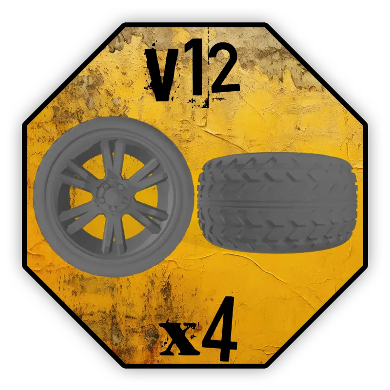 Roues Kavan Factory - V12 (10mm)