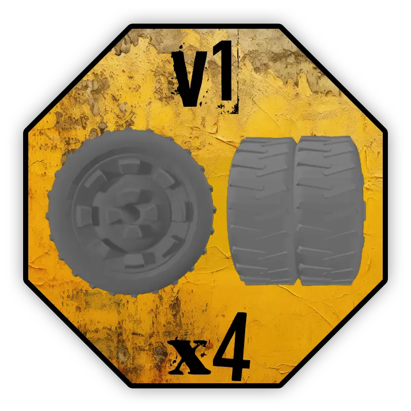 Roues Black Cobra Miniatures - V1