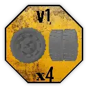 Roues Black Cobra Miniatures - V1