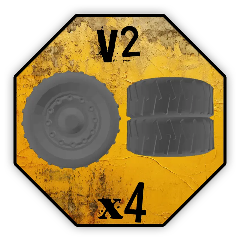 Roues Black Cobra Miniatures - V2 (10mm)