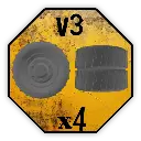 Roues Black Cobra Miniatures - V3