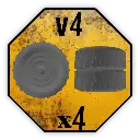 Roues Black Cobra Miniatures - V4