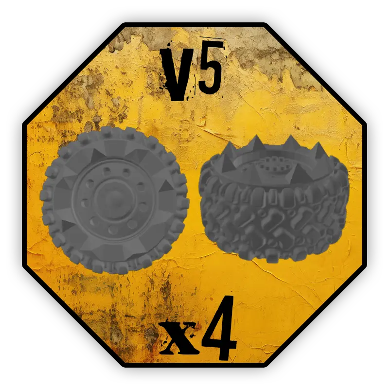 Roues Black Cobra Miniatures - V5