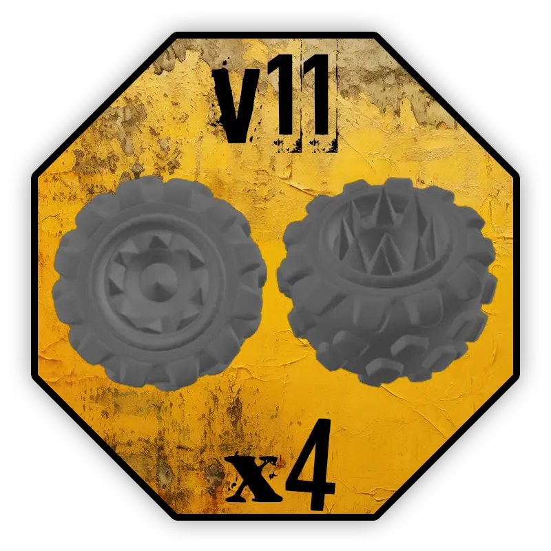 Roues Black Cobra Miniatures - V11