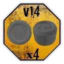 Roues Black Cobra Miniatures - V14