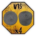 Roues Black Cobra Miniatures - V15