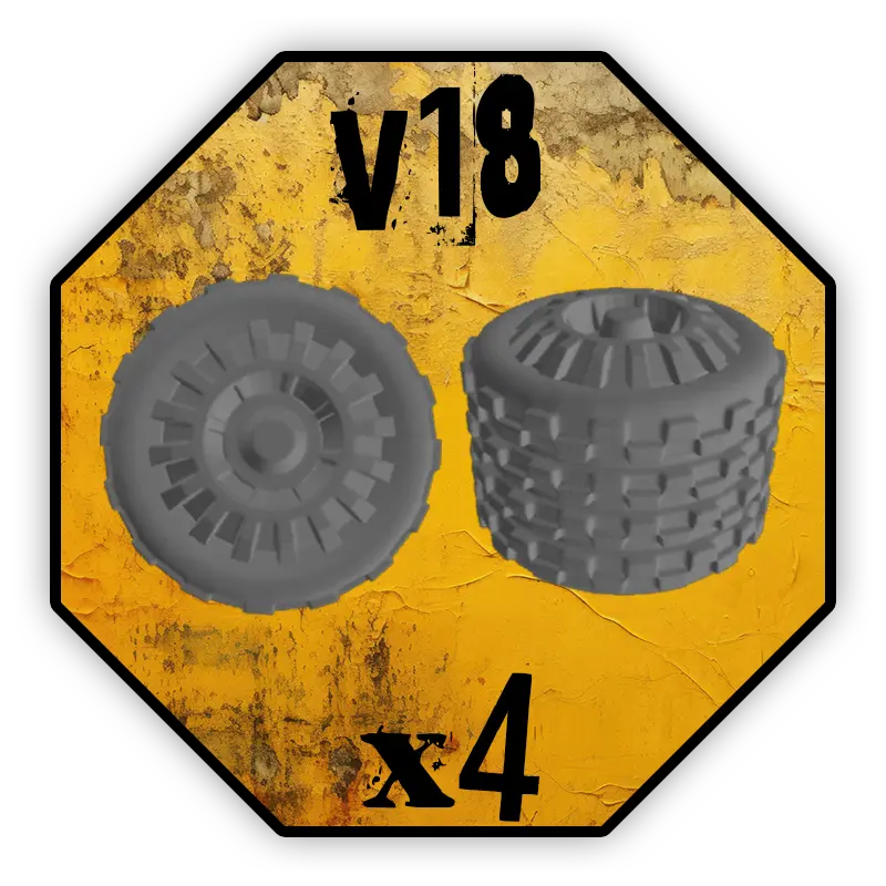 Roues Black Cobra Miniatures - V18