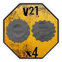 Roues Black Cobra Miniatures - V21