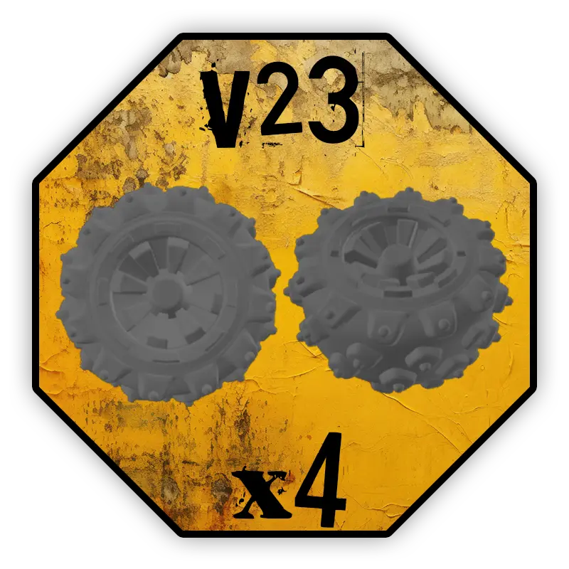 Roues Black Cobra Miniatures - V23 (10mm)