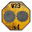 Roues Black Cobra Miniatures - V23