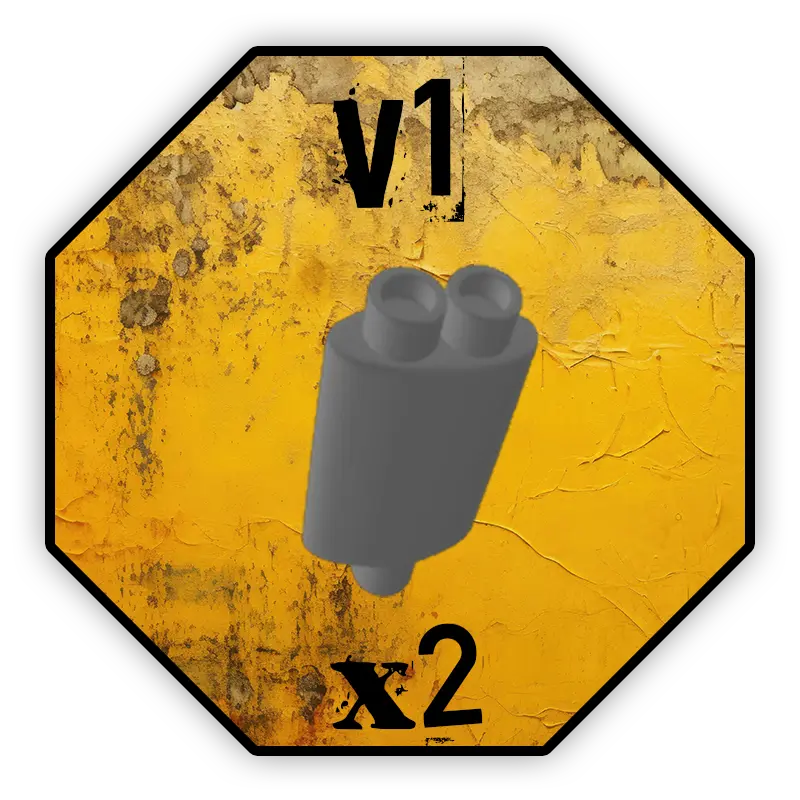 Pot d'échappement Black Cobra Miniatures - V1