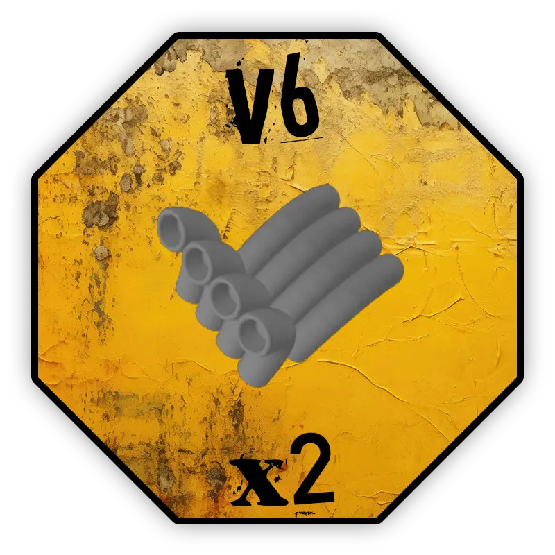 Pot d'échappement Black Cobra Miniatures - V6