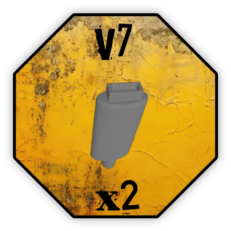 Pot d'échappement Black Cobra Miniatures - V7