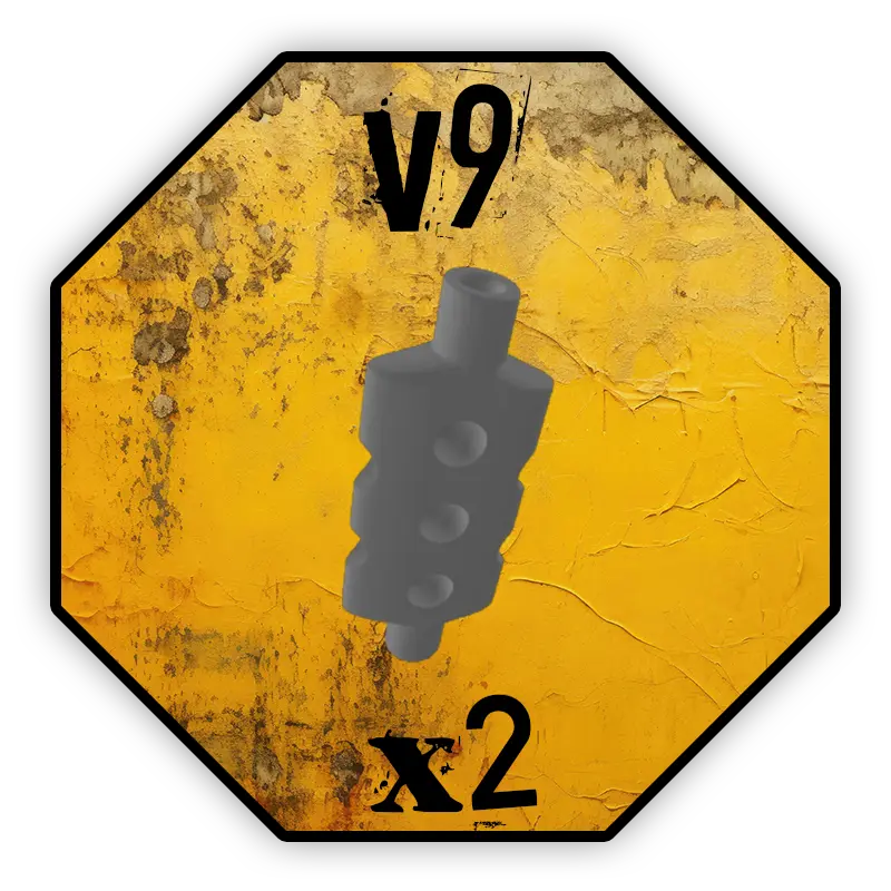 Pot d'échappement Black Cobra Miniatures - V9