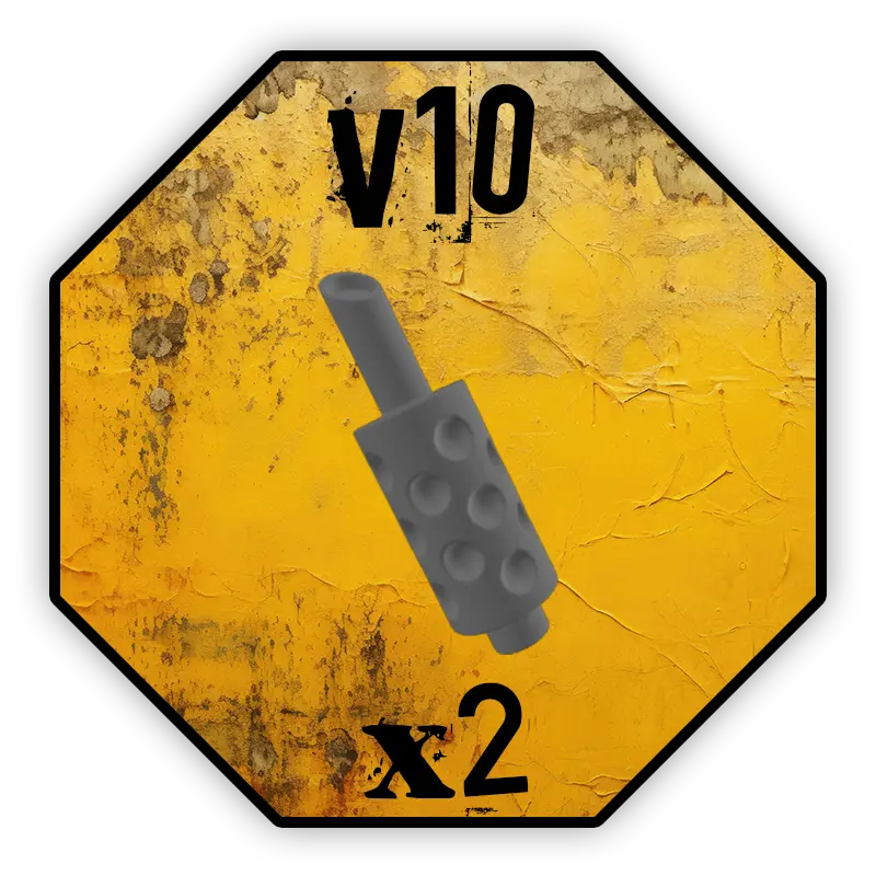 Pot d'échappement Black Cobra Miniatures - V10