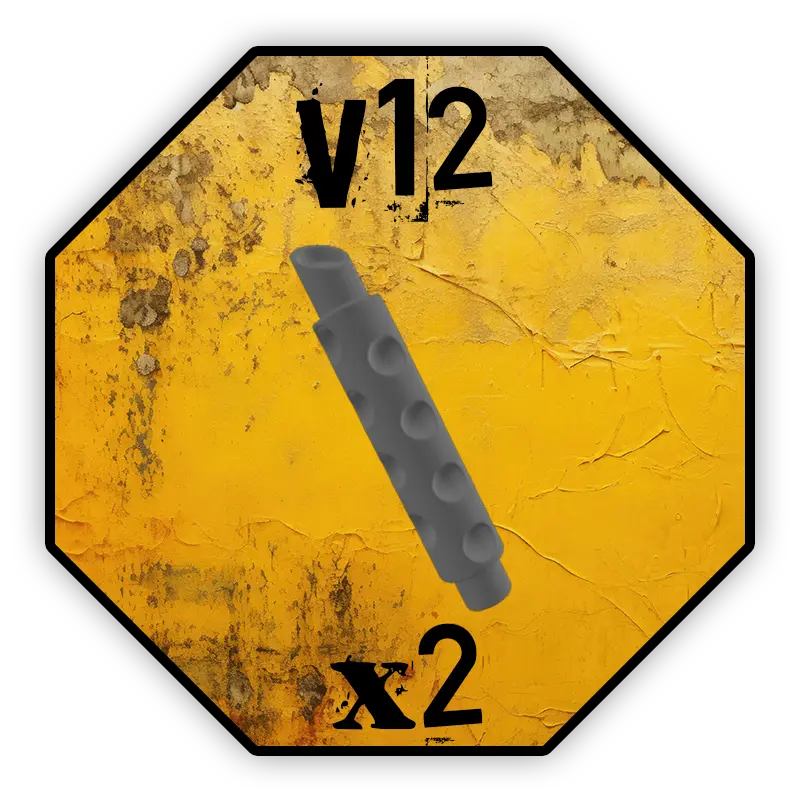 Pot d'échappement Black Cobra Miniatures - V12