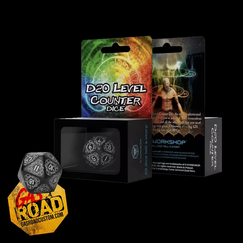Dé D20 Level Counter – Q Workshop