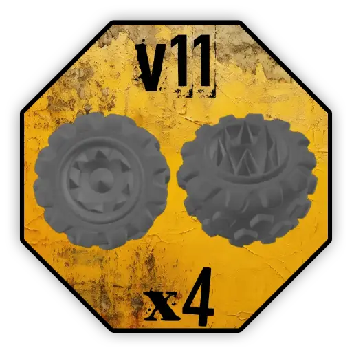 Roues Black Cobra Miniatures - V11