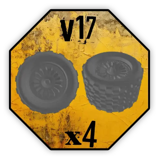 Roues Black Cobra Miniatures - V17