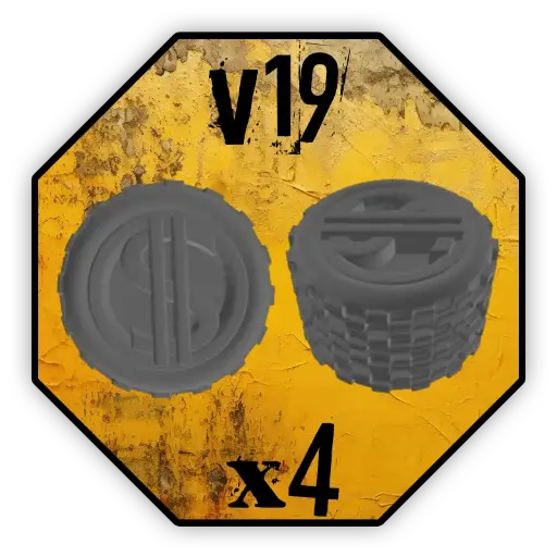Roues Black Cobra Miniatures - V19