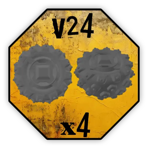 Roues Black Cobra Miniatures - V24